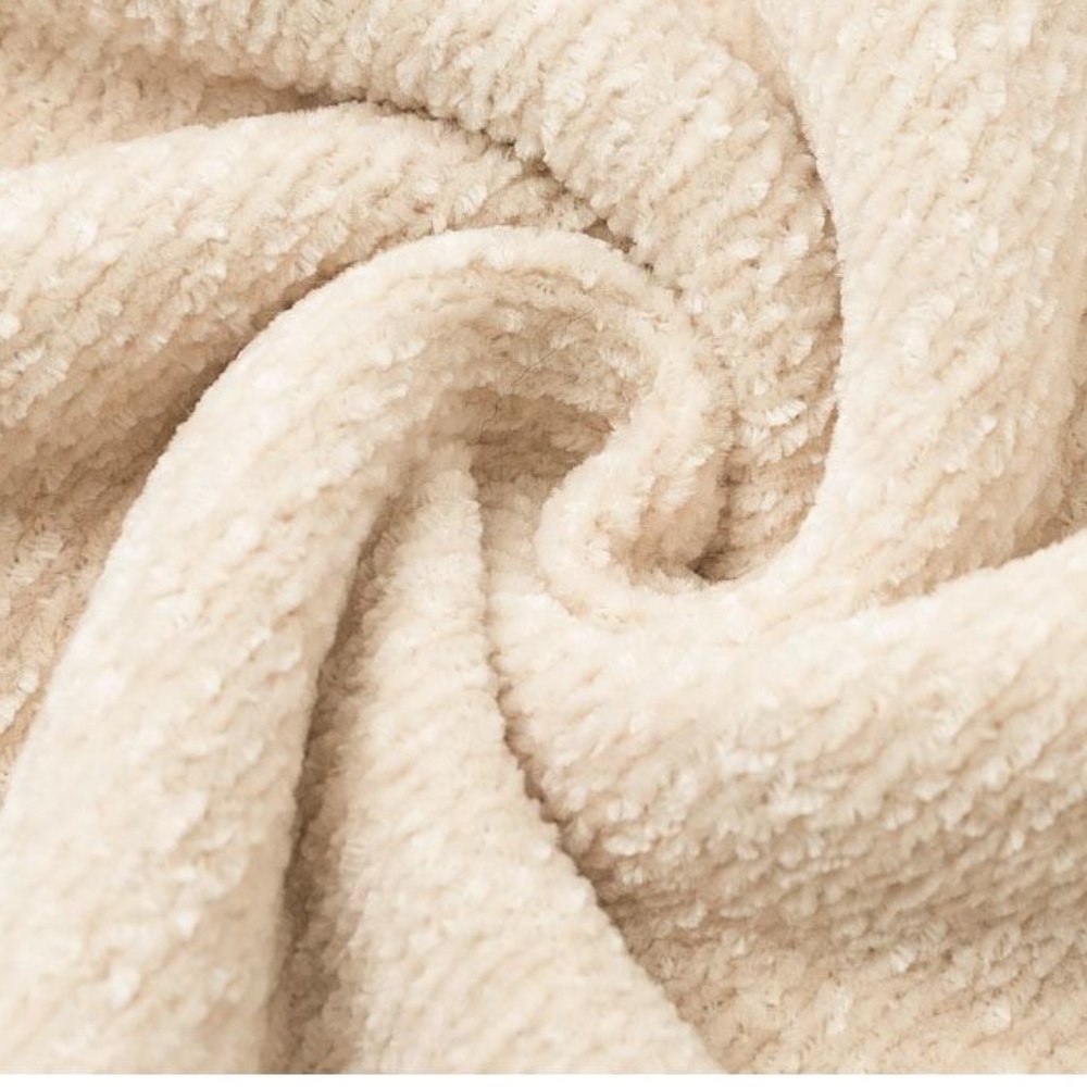 Hollow Out Beige Oversized Sweater - Picture 8 of 16